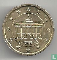 Allemagne 20 cent 2016 (F) - Image 1