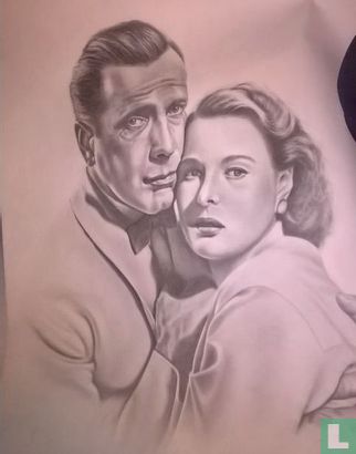 Humphrey Bogart et Ingrid Bergman