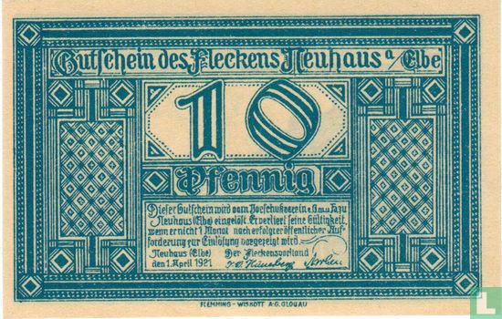 Neuhaus (Elbe) 10 Pfennig - Image 1