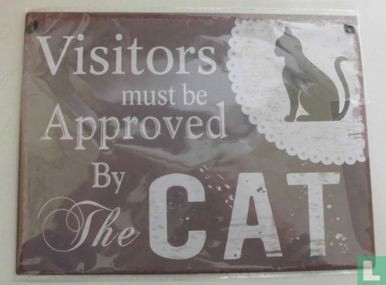 Visitors must be Approved By The Cat - Afbeelding 1