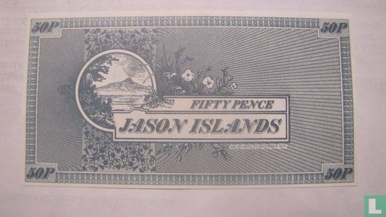 Îles Jason 50 pence - Image 2