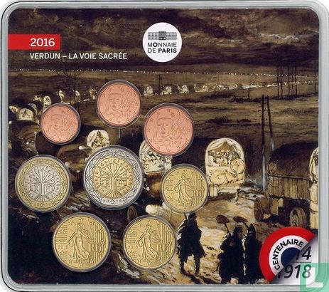 France mint set 2016 "Centenary of the Battle of Verdun" - Image 1
