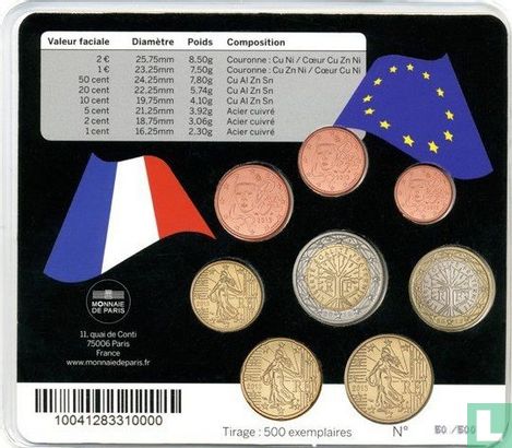 France mint set 2013 "100th edition of the Tour de France" - Image 2