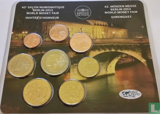 France mint set 2013 "World Money Fair of Berlin" - Image 1