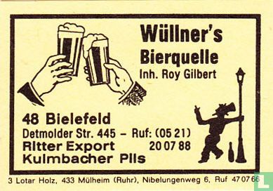 Wüllner&#39;s Bierquelle - Roy Gilbert