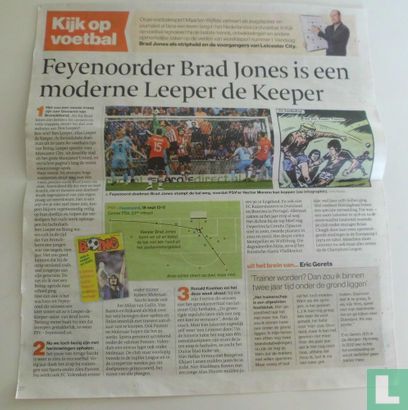 Feyenoorder Brad Jones is een moderne Leeper de Keeper
