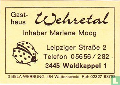 Gasthaus Wehretal - Marlene Moog