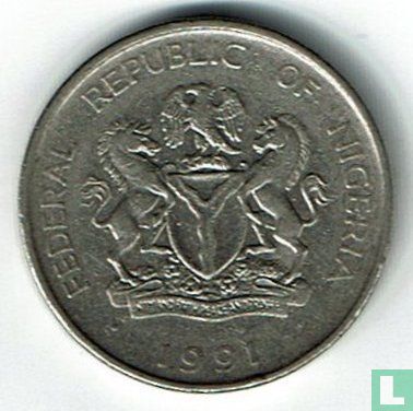 Nigeria 1 naira 1991 - Image 1