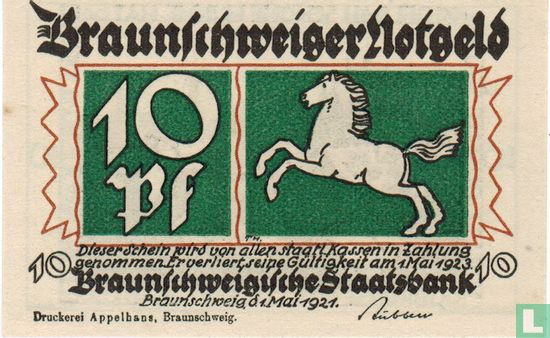 Braunschweig 10 Pfennig 1921 (a) - Bild 2