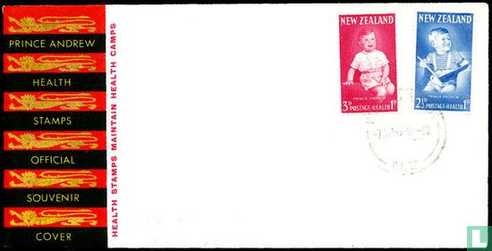 Prinz Andrew Gesundheit Briefmarken Offizielle Souvenir-Abdeckung