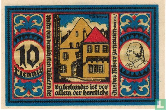Osnabruck, City - 10 Pfennig 1921 - Image 1
