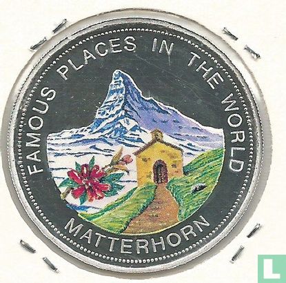 Uganda 2000 shillings 1993 (PROOF) "Matterhorn Mountain" - Afbeelding 2