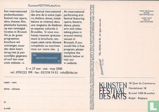 1144* - "Kunsten Festival des Arts" - Afbeelding 2