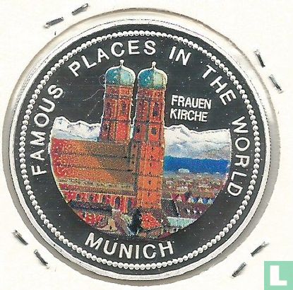 Uganda 2000 shillings 1993 (PROOF) "Munich's Frauen Kirche" - Afbeelding 2