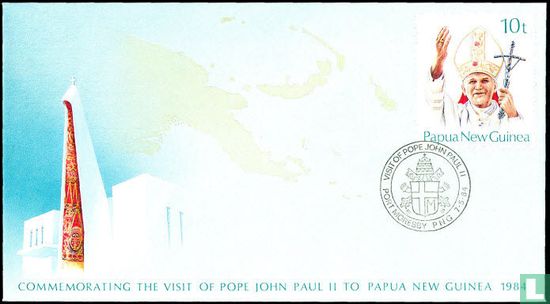 bezoek van paus Johannes Paulus II