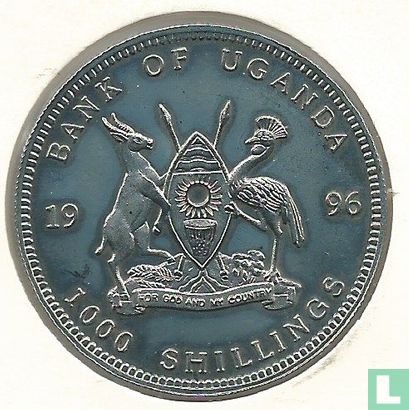 Ouganda 1000 shillings 1996 (BE) - Image 1
