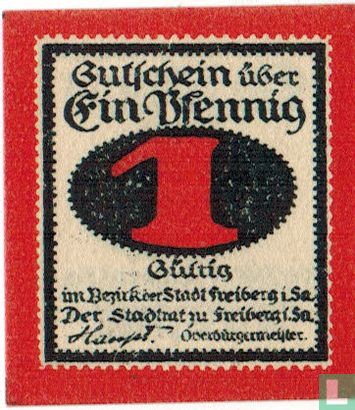 Freiberg, Stadt - 1 Pfennig ND (1920) - Image 2