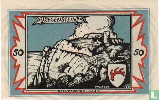 Braunschweig, Blankenburg serie - 50 Pfennig 1921 (g) - Afbeelding 1