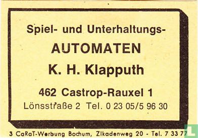 Automaten K.H. Klapputh
