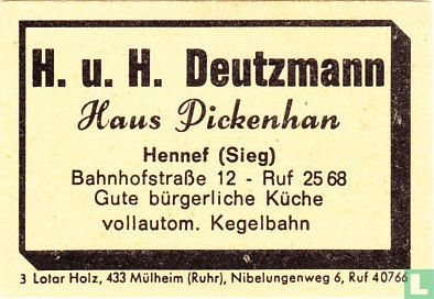 H.u.H. Deutzmann - Haus Dickenhan