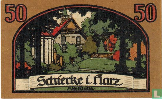Schierke 50 Pfennig 1921 (1) - Afbeelding 1