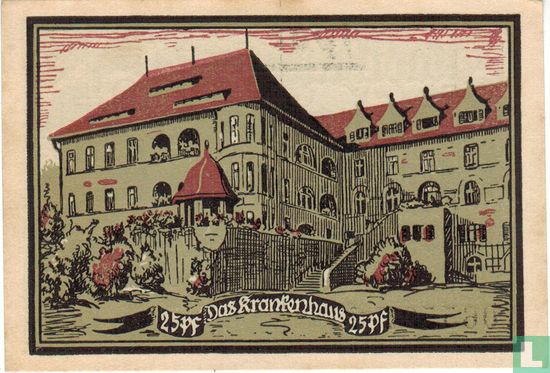 Aschersleben, Stadt - 25 Pfennig (1) 1921 - Afbeelding 1