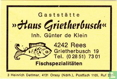 "Haus Grietherbusch" - Günter de Klein