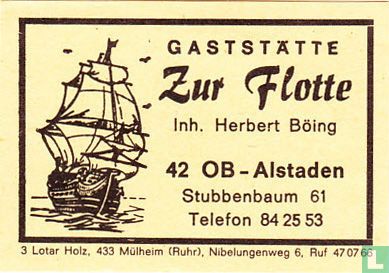 Gaststätte Zur Flotte - Herbert Böing