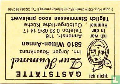 Gaststätte Zur Hummel - Jürgen Rosenkranz - Image 2