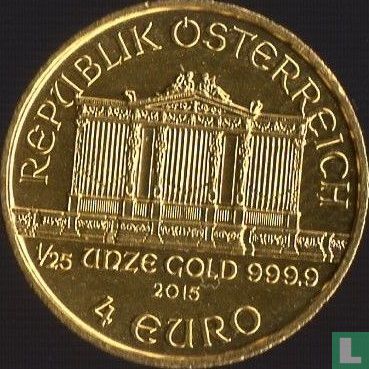 Austria 4 euro 2015 "Wiener Philharmoniker" - Image 1