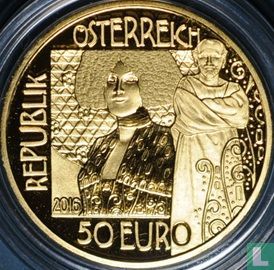 Austria 50 euro 2016 (PROOF) "The Kiss" - Image 1