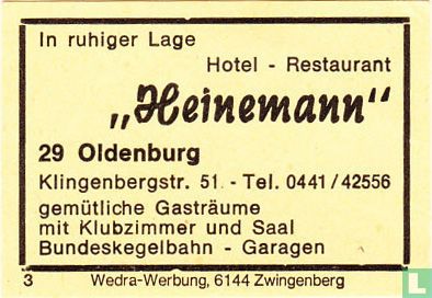 Hotel - Restaurant "Heinemann"