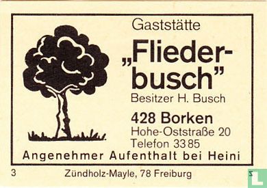 Gaststätte "Fliederbusch" - H. Busch