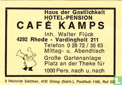 Café Kamps - Walter Flück
