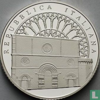 Italië 10 euro 2009 (PROOF) "L'Aquila" - Afbeelding 2