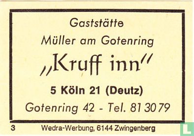 Gaststätte "Kruff inn"