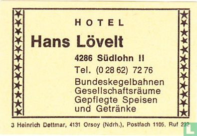 Hotel Hans Lövelt