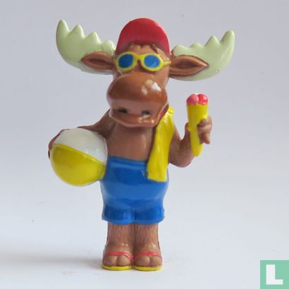 Moose with beach ball - Image 1