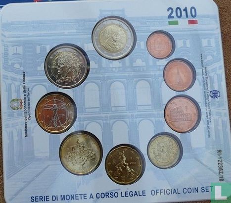 Italy mint set 2010 "200th Anniversary of the birth of Camillo Benso - Count of Cavour" - Image 2