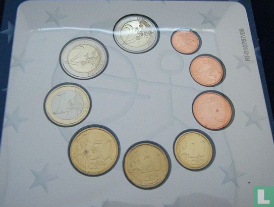 Italy mint set 2009 "10th Anniversary of the European Monetary Union" - Image 3