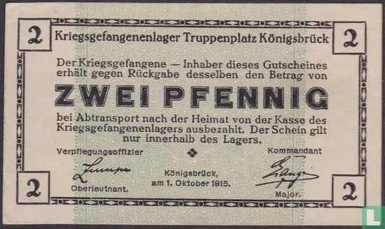 König Bruck 2 pfennig 1915