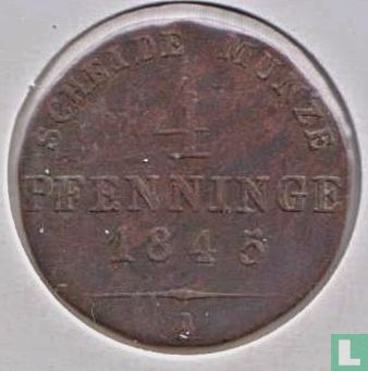 Prussia 4 pfenninge 1845 - Image 1