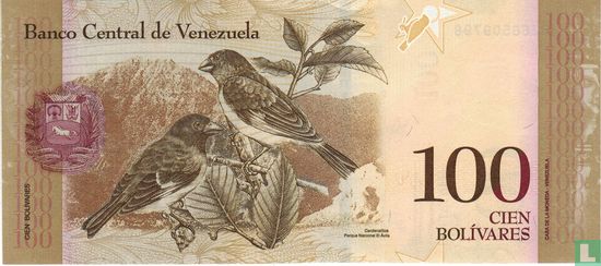 Venezuela 100 Bolívares 2015 - Afbeelding 2