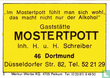 Gaststätte Mostertpott - H.u.H. Schreiber