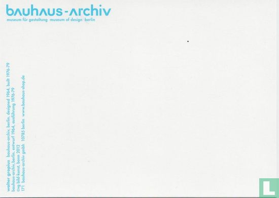 Bauhaus-Archiv, Entwurf 1964/Ausführung 1976/79 - Afbeelding 2