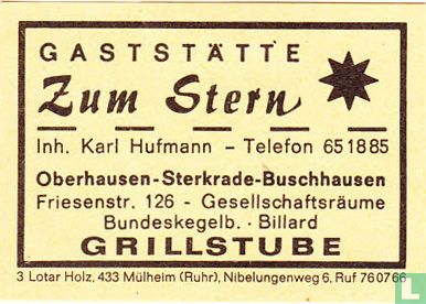 Gaststätte Zum Stern - Karl Hufmann