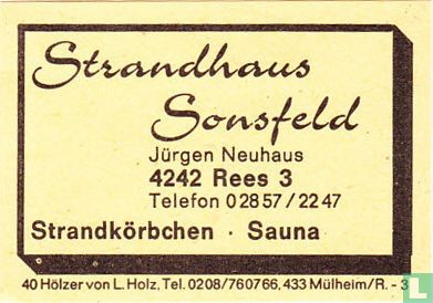 Strandhaus Sonsfeld - Jurgen Neuhaus