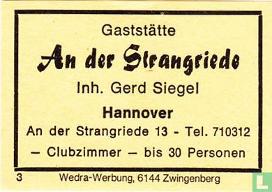 Gaststätte An der Strangriede - Gerd Siegel