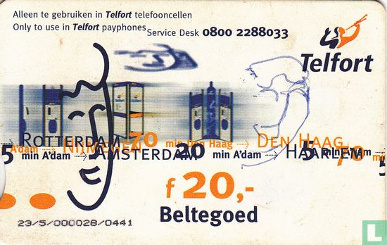 Telfort ƒ20,- - Bild 2