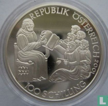 Oostenrijk 100 schilling 2001 (PROOF) "Duke Rudolf IV" - Afbeelding 1